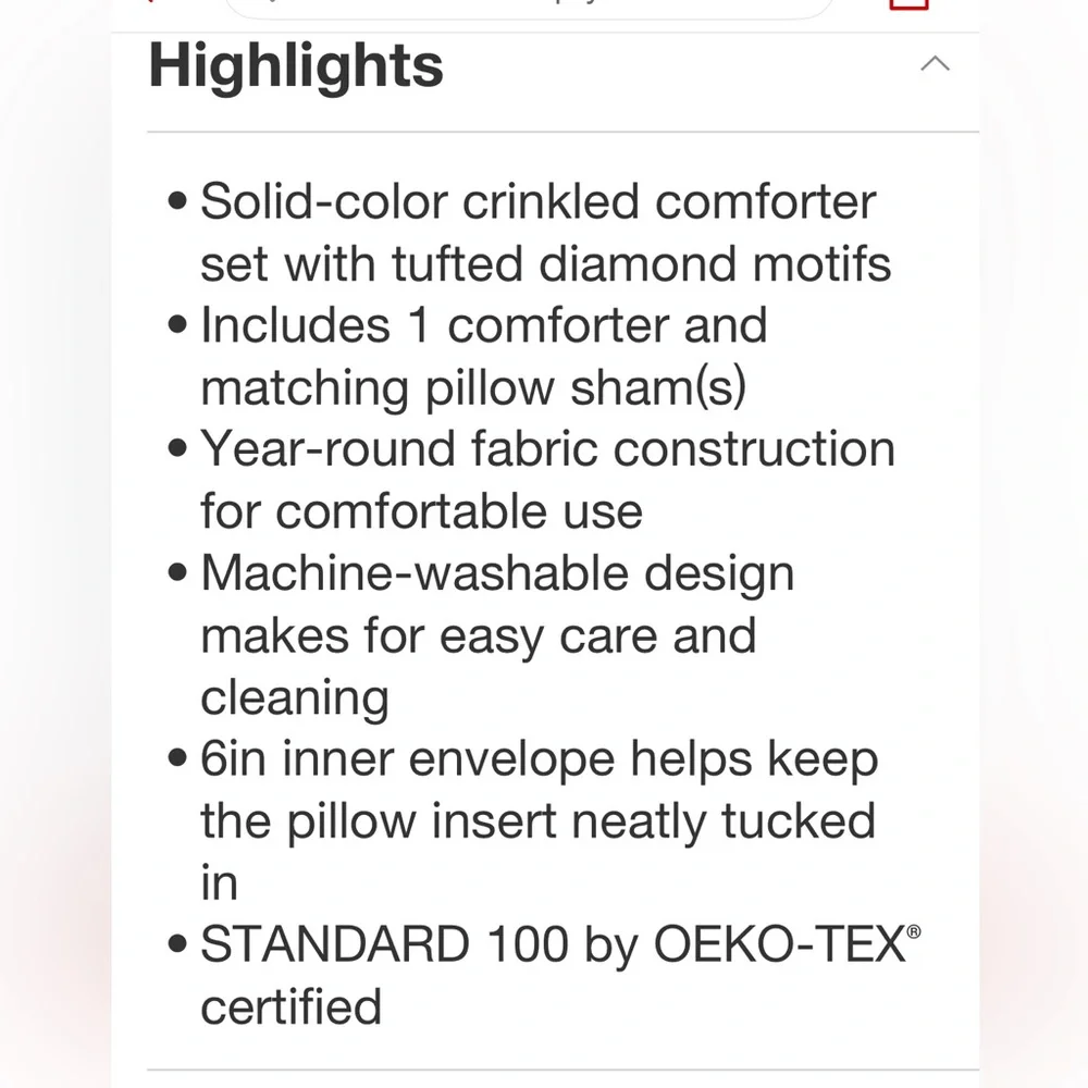 THRESHOLD NWT tufted diamond crinkle comforter and sham set -dark gold -queen